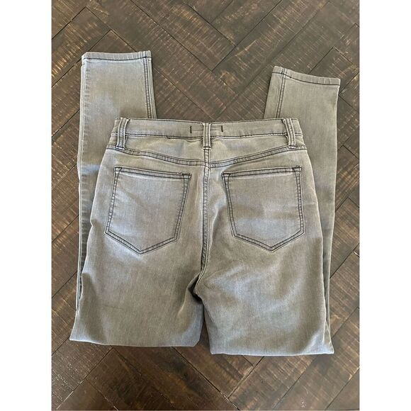 Free People Gray Stretch Skinny Classic 5 Pocket Jeans Jeans Size 28 - Picture 6 of 6